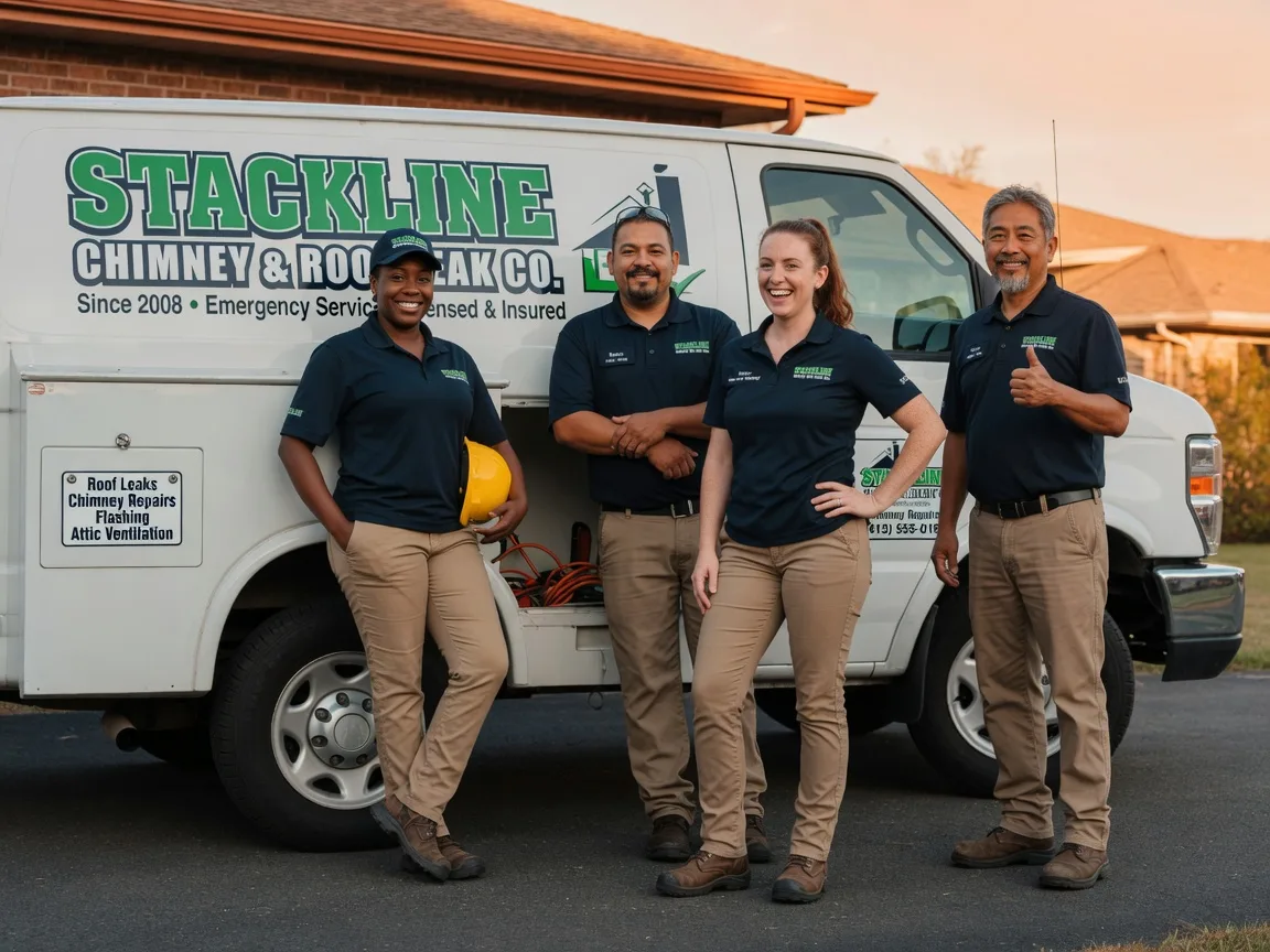 Chimney flashing repair company in Iberia, OH